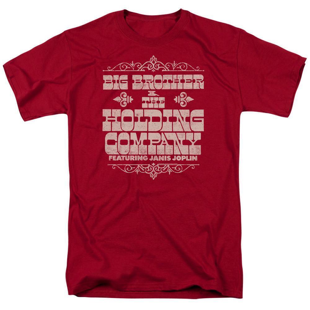 Big Brother And The Holding Company Fat Bottom Text Adult 181 T Shirt Cardinal